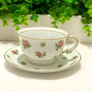 COPY - Kyoto China "Lancaster" Japan. Teacups & Saucers Sold in Pairs